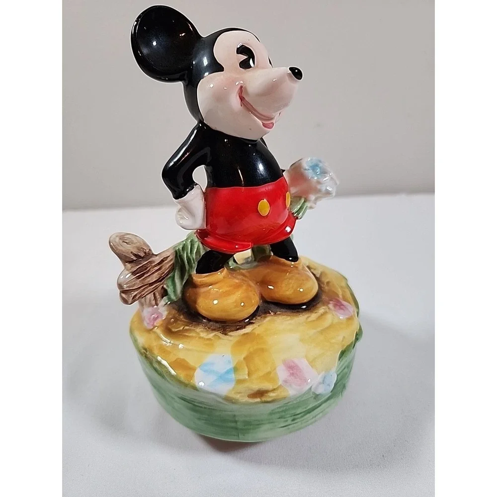 Vintage Schmid Mickey Mouse Music Box 